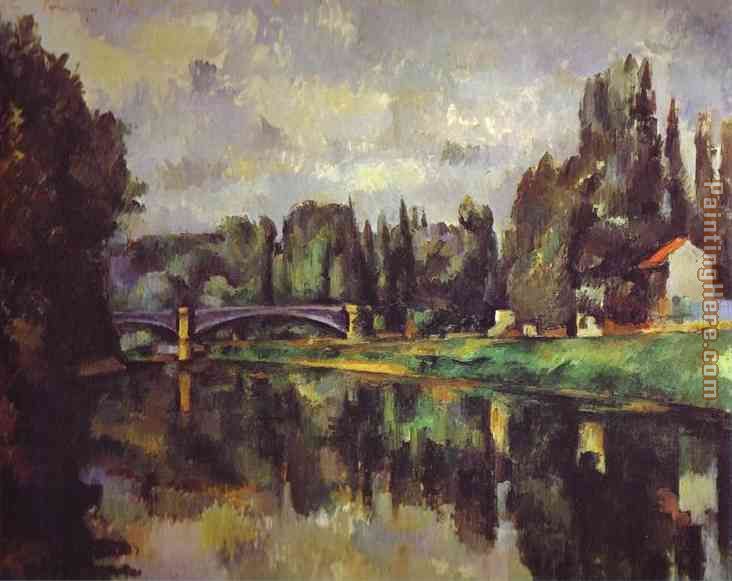 The Banks of the Marne painting - Paul Cezanne The Banks of the Marne art painting